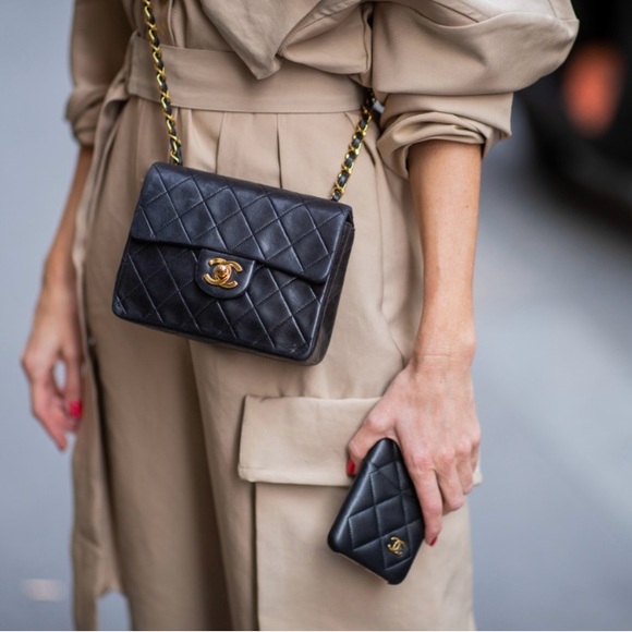 Chanel Vintage Square Mini Flap Bag - Picture 1 of 14